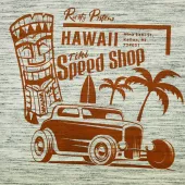 T-shirt Rusty Pistons RPTSM42 Tiki grey rozmiar L