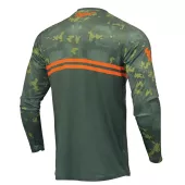 Dziecięca koszulka motocrossowa Thor Sector Digi Forest dres green/camo