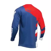 Koszulka motocrossowa Koszulka Thor Sector navy/red, rozmiar XL
