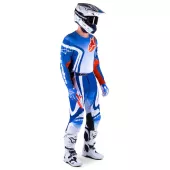 Koszulka motocrossowa Alpinestars Racer Semi niebieska/pomarańczowa