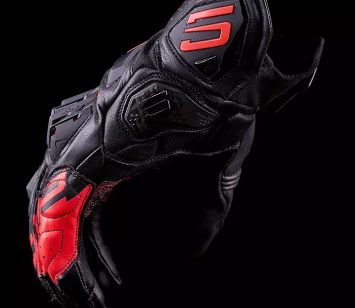 Rękawice motocyklowe Five SF1 Evo black/fluo red