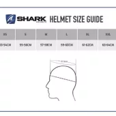 Kask motocyklowy typu flip-up Shark GUQ OXO SIKTER Mat