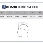 Kask motocyklowy Shark KMA EVO GT BLANK Mat Czarny rozmiar M