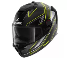 Kask motocyklowy Shark HE1316E KYA SPARTAN GT PRO TORYAN Mat Czarny Żółty Antracyt