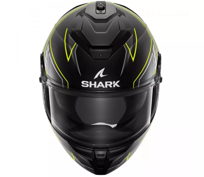 Kask motocyklowy Shark HE1316E KYA SPARTAN GT PRO TORYAN Mat Czarny Żółty Antracyt rozmiar S
