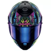 Shark KGV SPARTAN RS SHAYTAN Black Green Violet vel. S
