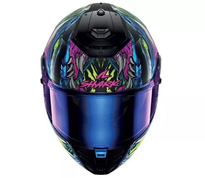 Shark KGV SPARTAN RS SHAYTAN Black Green Violet vel. S
