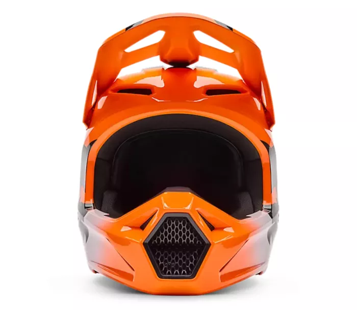 Fox 36387-824 Yth V1 Shield Helmet, Fluorescent Orange vel. YM