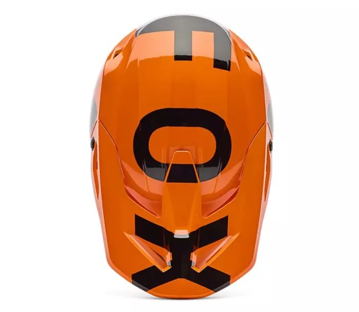 Fox 36387-824 Yth V1 Shield Helmet, Fluorescent Orange vel. YM