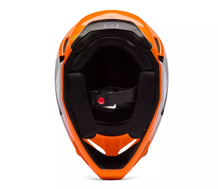 Fox 36387-824 Yth V1 Shield Helmet, Fluorescent Orange vel. YM
