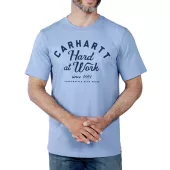 Koszula CARHARTT HARD AT WORK T-SHIRT SKYSTONE HEATHER