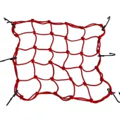 Siatka motocyklowa EMGO czerwona 38cm x 38cm
