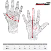Rękawice motocyklowe Five TFX4 czarne rozmiar 2XL