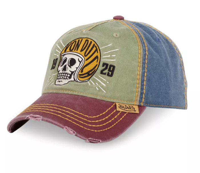 Czapka Von Dutch Baseball Retro Skull