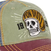 Czapka Von Dutch Baseball Retro Skull