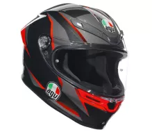 Kask motocyklowy AGV K6S SLASHCUT BLACK/GREY/RED