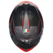 Kask motocyklowy AGV K6S SLASHCUT BLACK/GREY/RED