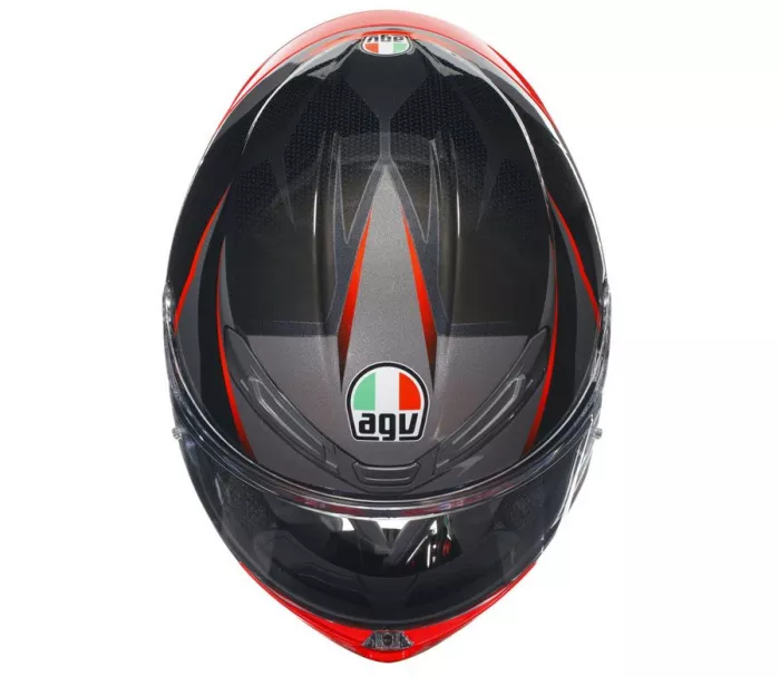 Kask motocyklowy AGV K6S SLASHCUT BLACK/GREY/RED