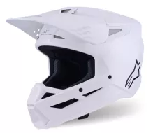 Kask motocrossowy Alpinestars SM3 Solid white glossy