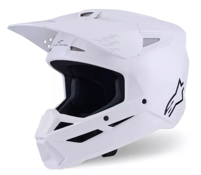 Alpinestars SM3 Solid white glossy helmet vel. L