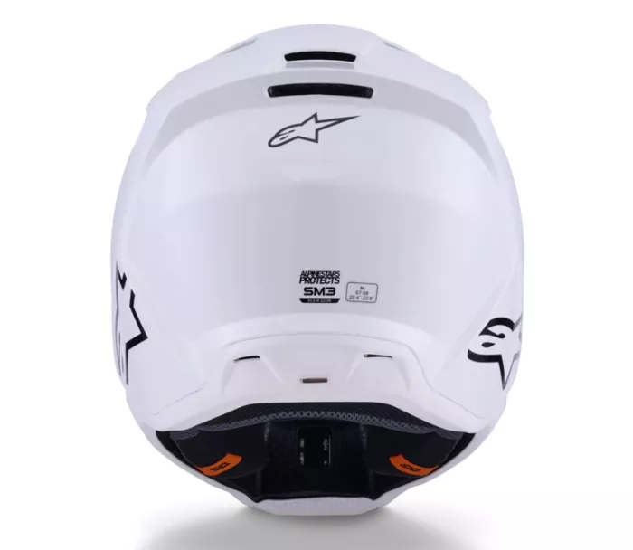 Alpinestars SM3 Solid white glossy helmet vel. L