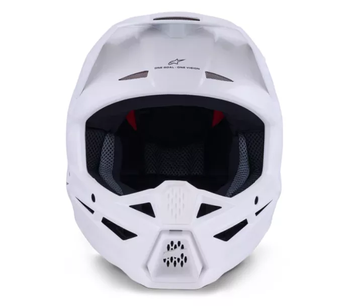 Alpinestars SM3 Solid white glossy helmet vel. L