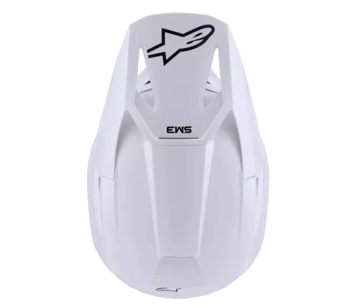 Alpinestars SM3 Solid white glossy helmet vel. L