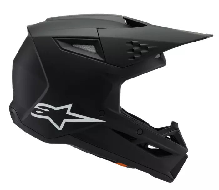 Alpinestars 830 2425 110 SM3 Youth Solid black matt helmet vel. YM