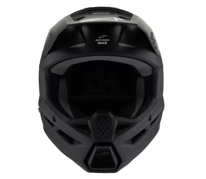 Alpinestars 830 2425 110 SM3 Youth Solid black matt helmet vel. YM