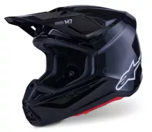 Kask motocrossowy Alpinestars SM7 Solid black glossy