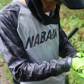 Koszulka MTB Nabajk Smrkk men jersey long sleeve grey