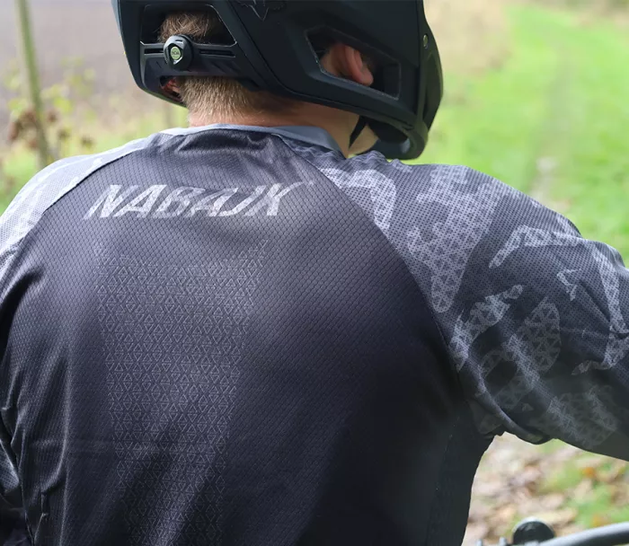 Koszulka MTB Nabajk Smrkk men jersey long sleeve grey