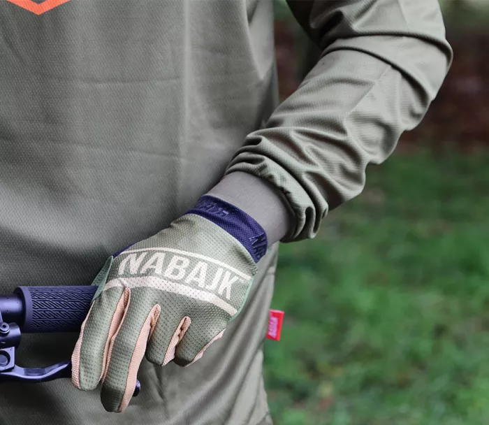 Rękawiczki MTB Nabajk Snezkaa men khaki