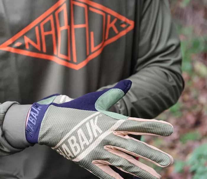 Rękawiczki MTB Nabajk Snezkaa men khaki
