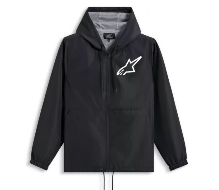 Alpinestars 1235-11500 1020 Speeder Chromium windbreaker black/white vel. M