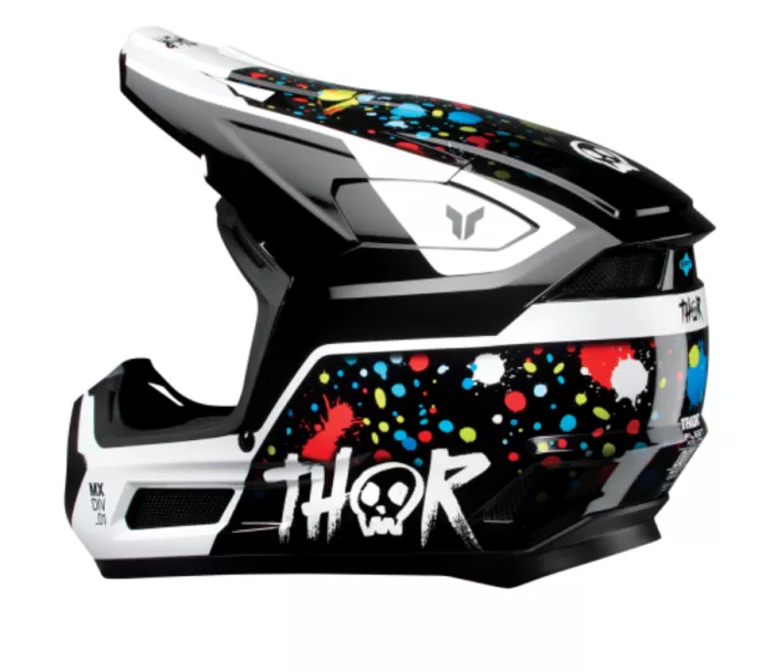Kask motocrossowy dla dzieci Thor Fleet Splat black
