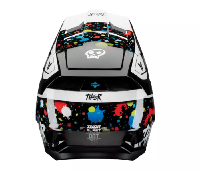 Kask motocrossowy dla dzieci Thor Fleet Splat black