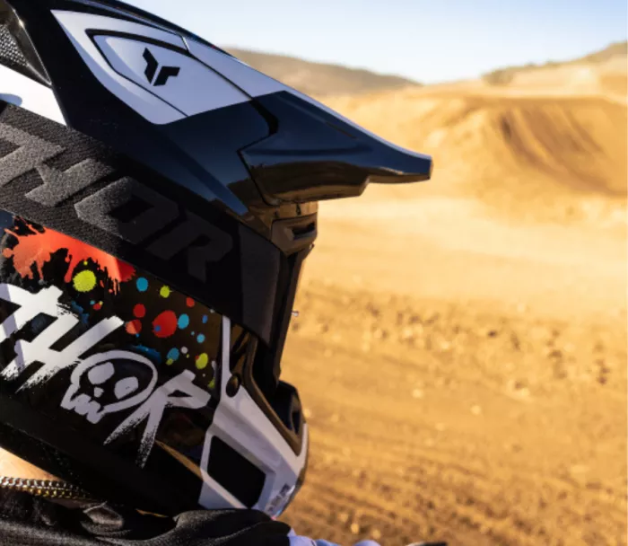 Kask motocrossowy dla dzieci Thor Fleet Splat black
