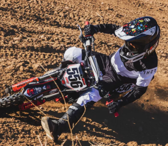 Kask motocrossowy dla dzieci Thor Fleet Splat black