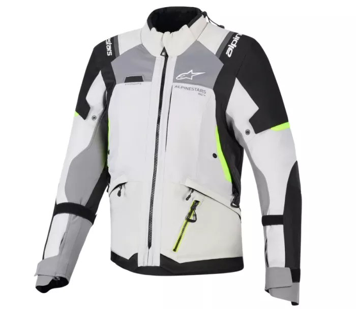 Kurtka damska 2026 Alpinestars Stella Andes V4 Drystar grey/black/yellow fluo