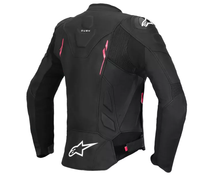 Kurtka skórzana damska Alpinestars Stella Dusk black/diva pink/white