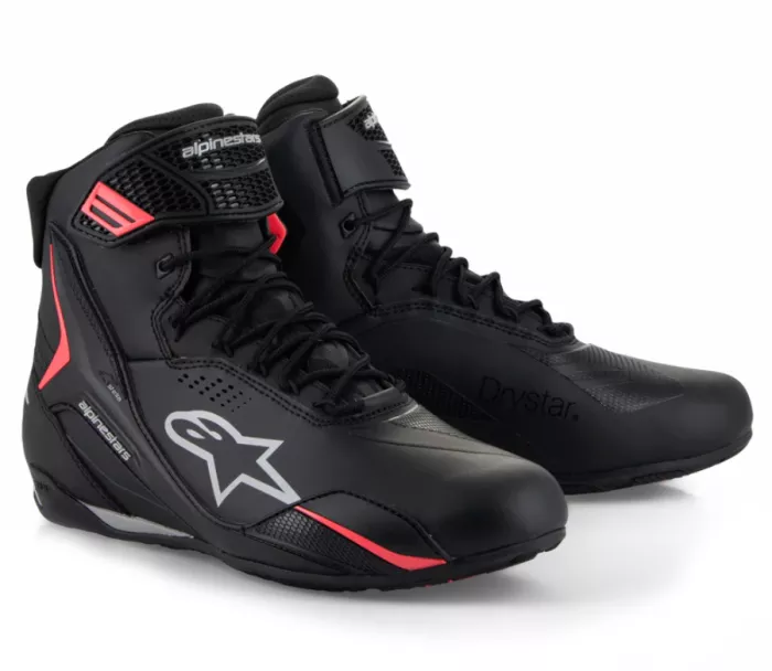 Buty damskie 2026 Alpinestars Stella Faster-4 Drystar black/grey/coral fluo