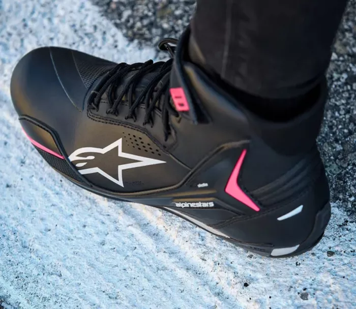 Buty damskie 2026 Alpinestars Stella Faster-4 Drystar black/grey/coral fluo