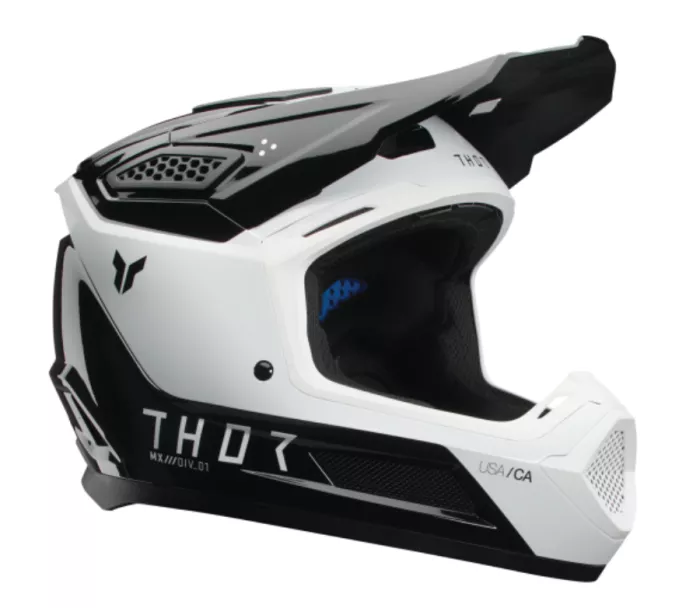 Thor 0111 - 1686 Youth Fleet Storm helma black/white vel.S
