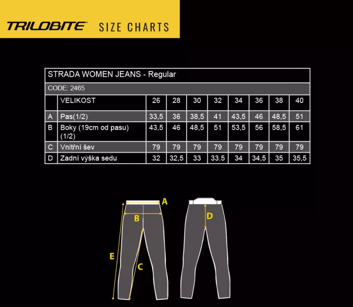 Trilobite 2465 Strada slim fit dark blue ladies jeans vel. 36