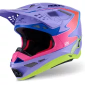 Kask motocrossowy Alpinestars Superetch M10 Jett Lawrence R01 purple/pink/yellow