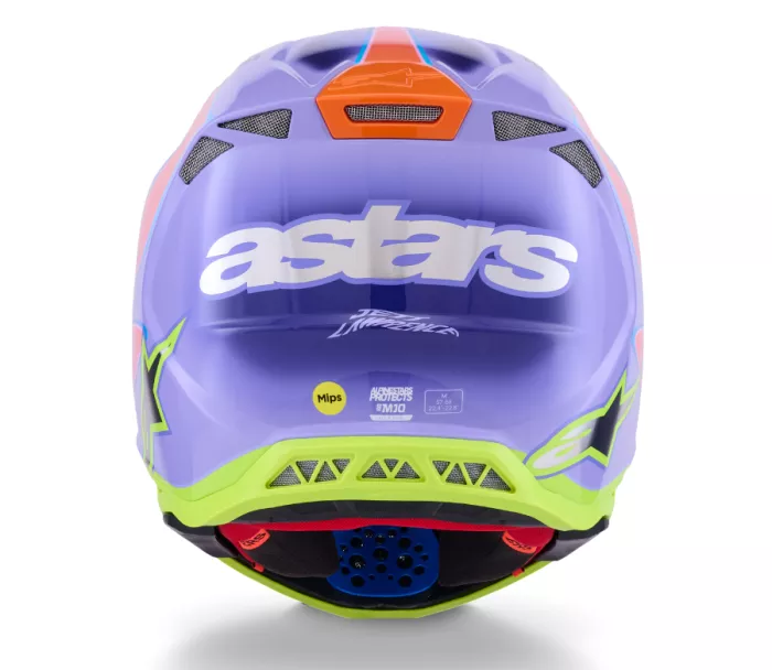 Kask motocrossowy Alpinestars Superetch M10 Jett Lawrence R01 purple/pink/yellow