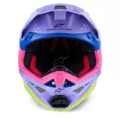 Kask motocrossowy Alpinestars Superetch M10 Jett Lawrence R01 purple/pink/yellow