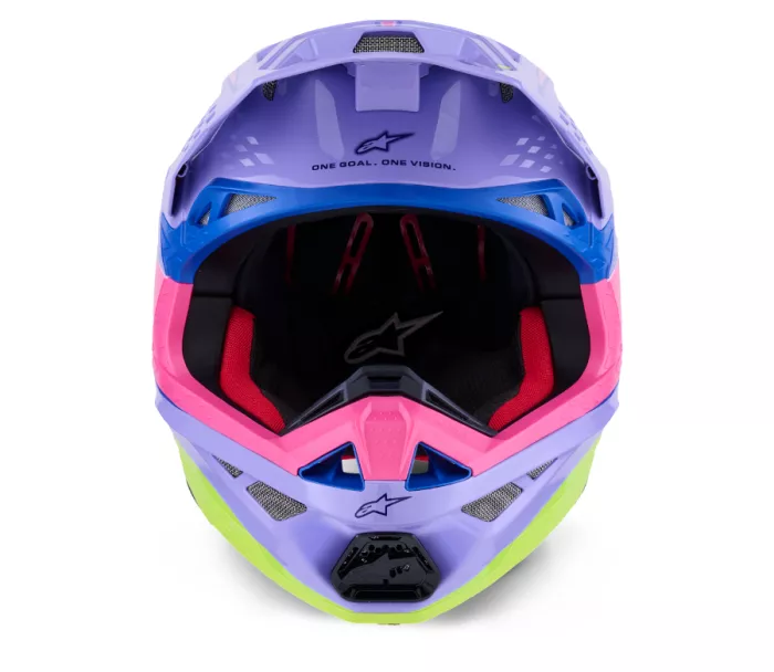 Kask motocrossowy Alpinestars Superetch M10 Jett Lawrence R01 purple/pink/yellow
