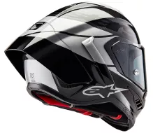 Alpinestars Supertech R10 Element black/carbon silver/black glossy helmet vel. L